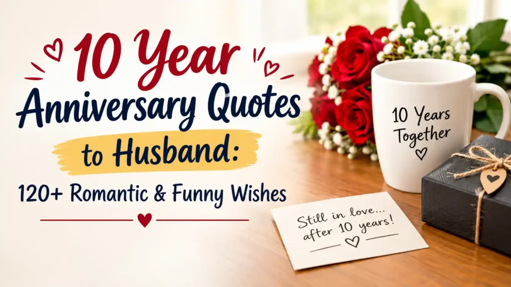 10 year anniversary quotes to husband