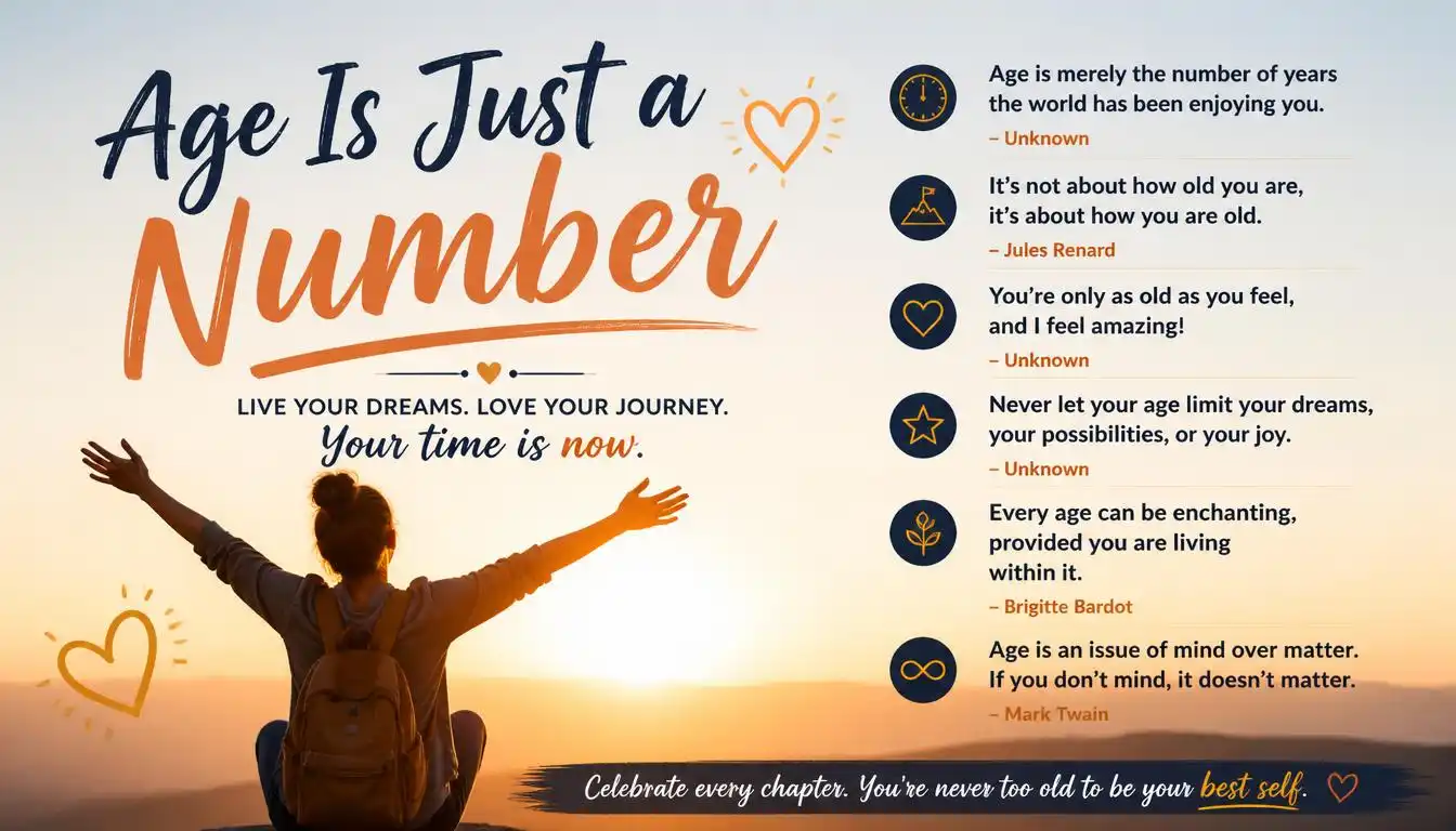 age is just a number quotes