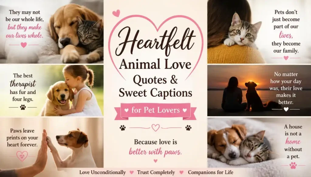 animal love quotes