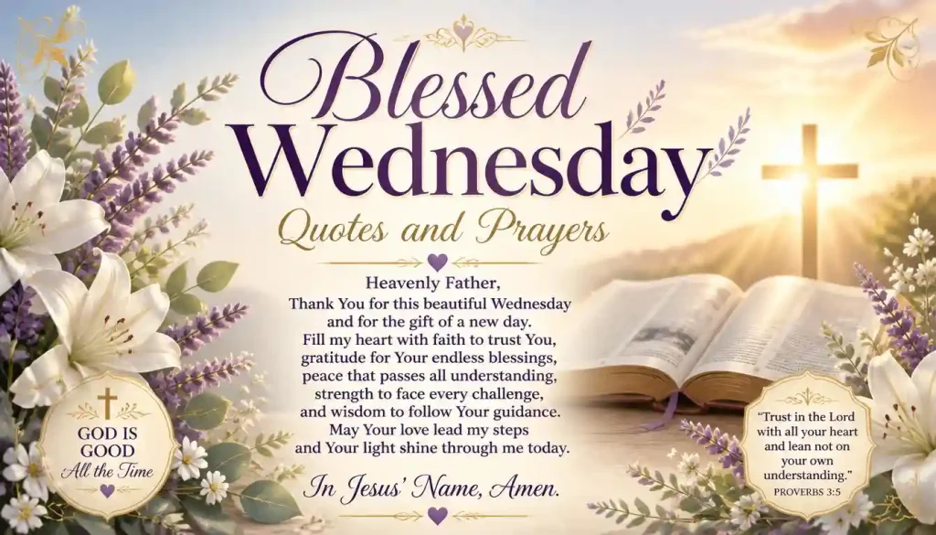 Blessed Wednesday Quotes and Prayers