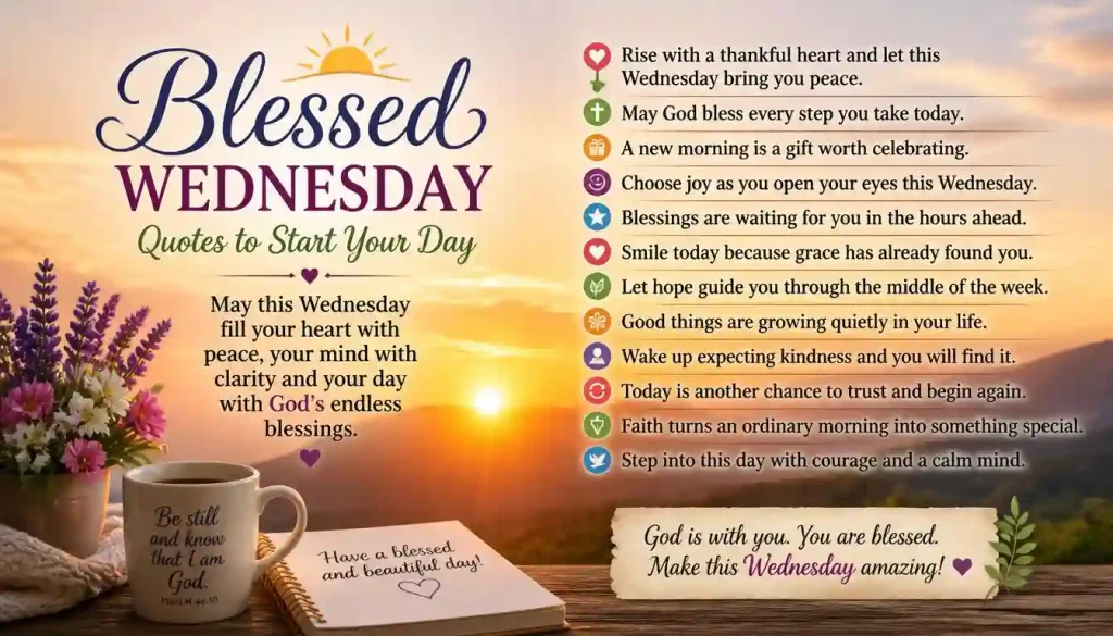 Blessed Wednesday Quotes to Start Your Day