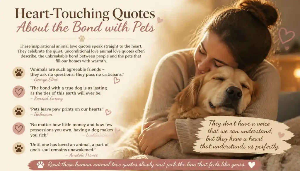 Heart-Touching Quotes About the Bond with Pets