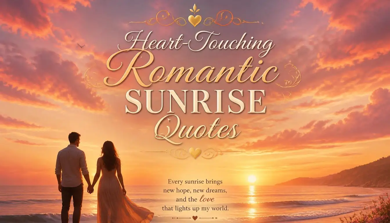 Heart-Touching & Romantic Beautiful Sunrise Quotes