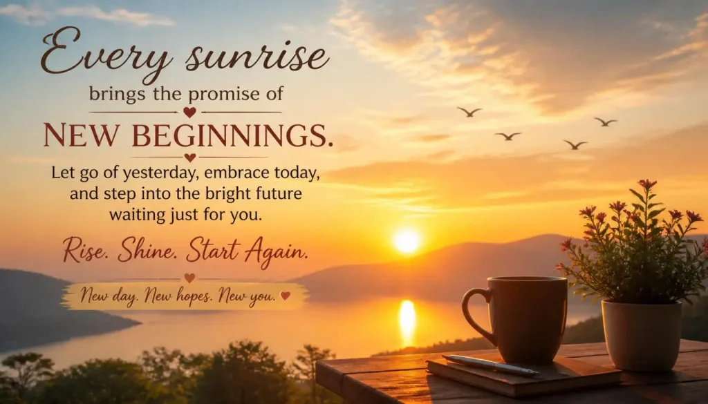 Inspiring Beautiful Sunrise Quotes for New Beginnings