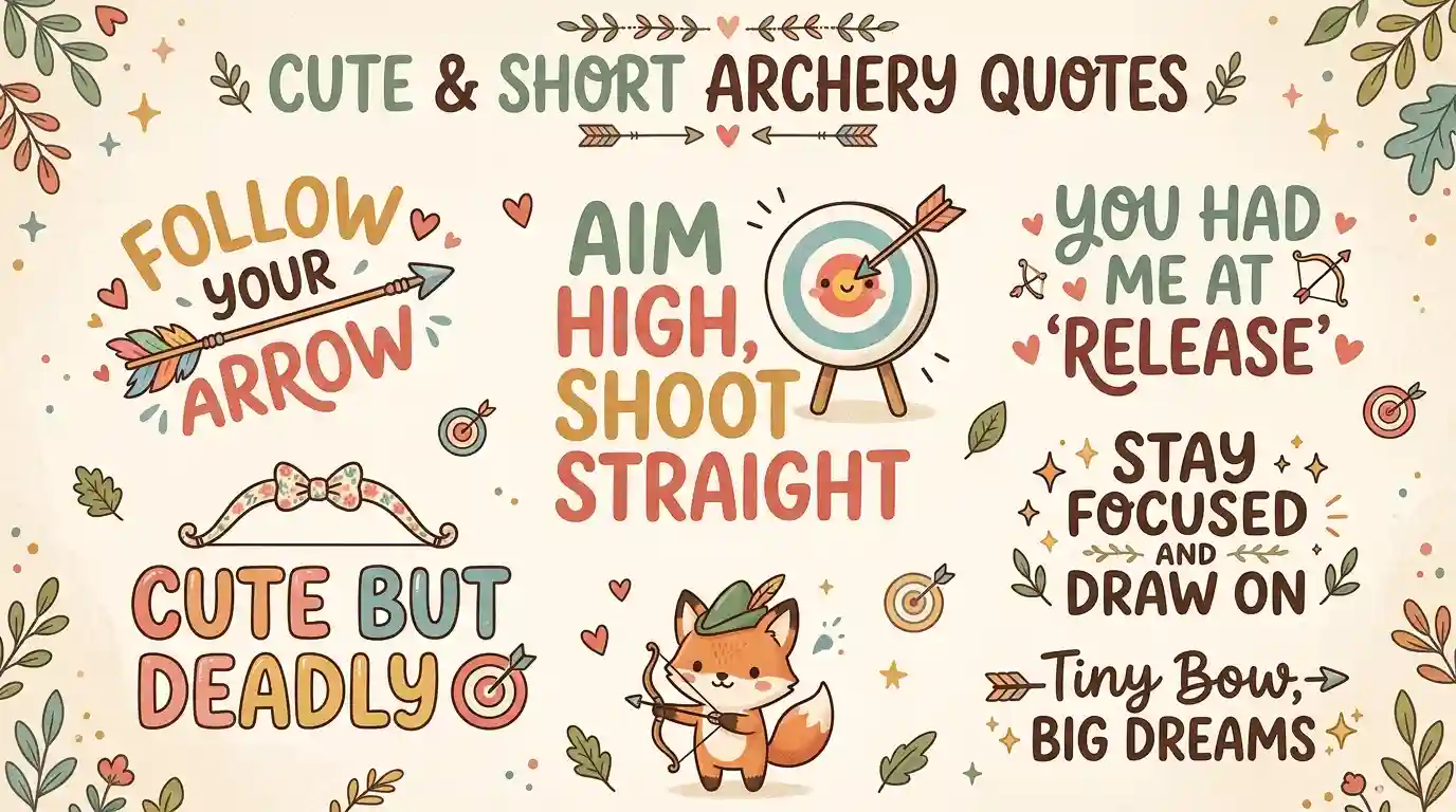 Short Archery Quotes and Cute Archery Quotes